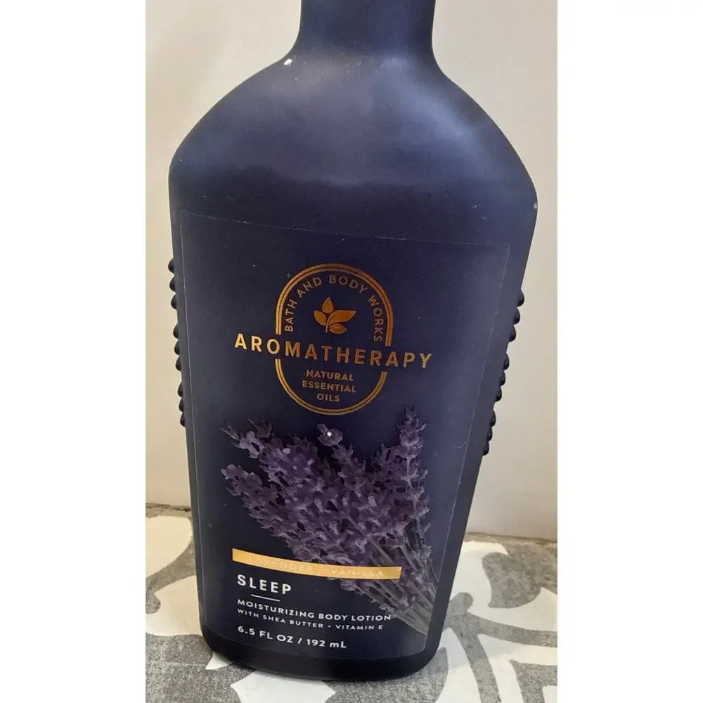 Bath & Body Works Aromatherapy Sleep Lavender Vanilla Lotion Discontinued 80%